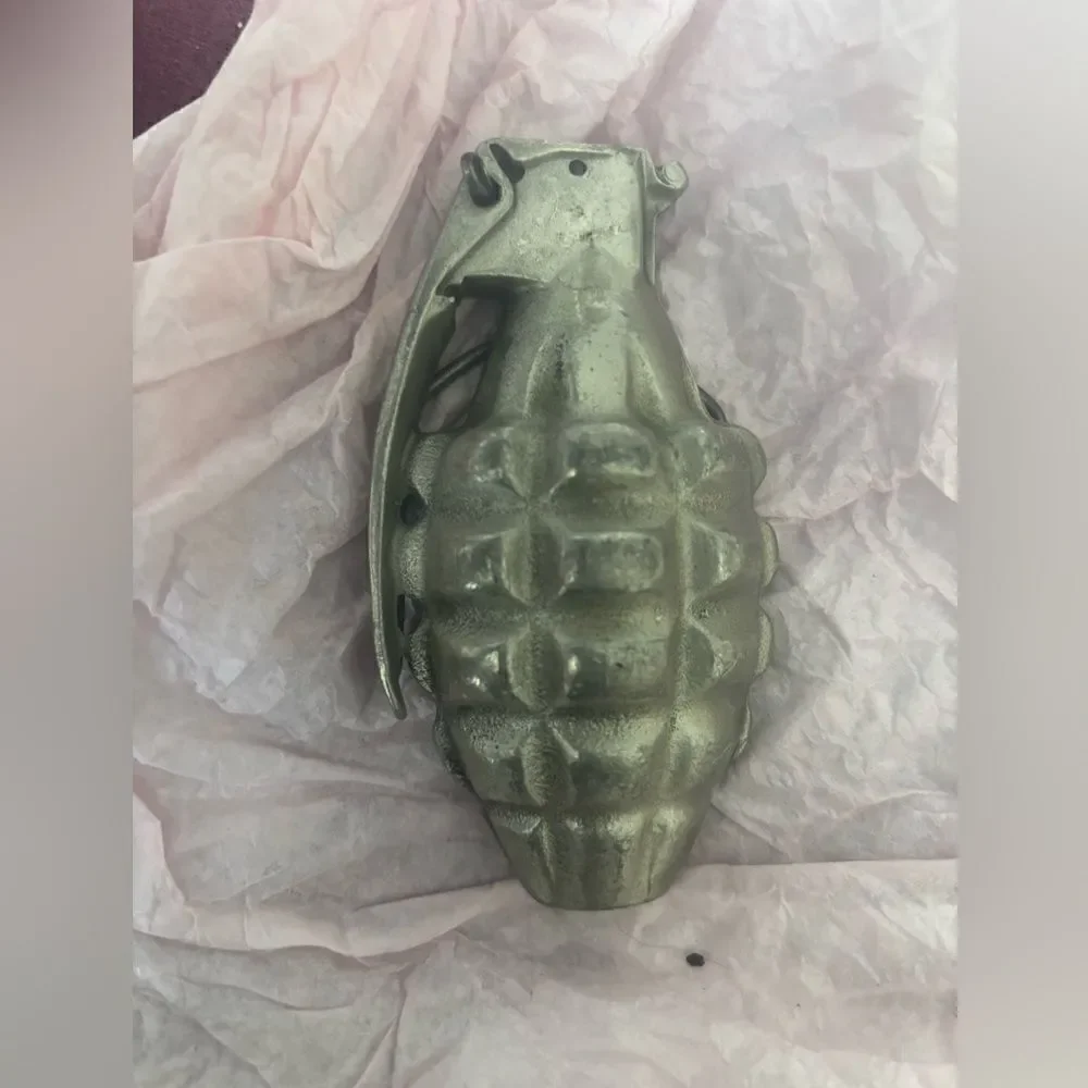 Hand Grenade Belt Buckle 4686 Novelty Military Arm Navy Design Unisex